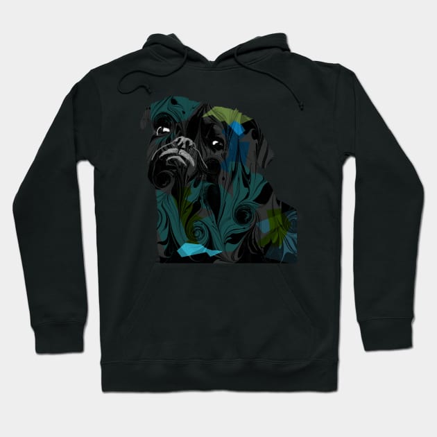 Party Pug Hoodie by MarbleCloud